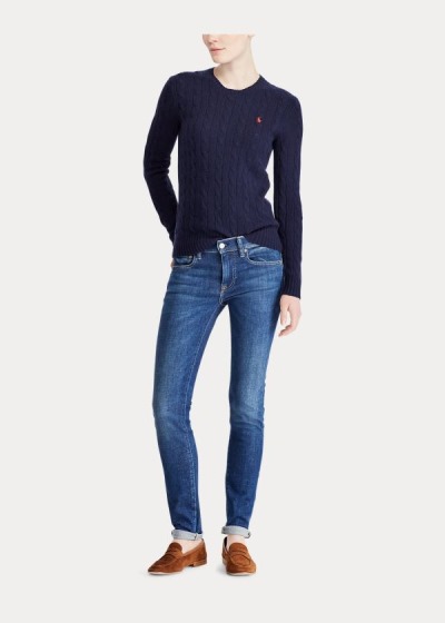 Suéter Polo Ralph Lauren Cable Wool Crewneck Mulher 01347-DMWP